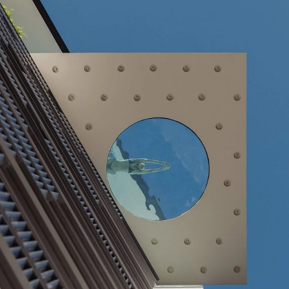 Structural triple laminated swimming pool floor on a commercial highrise in Brisbane