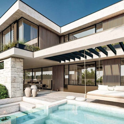 Swimming pool window from structural laminated glass